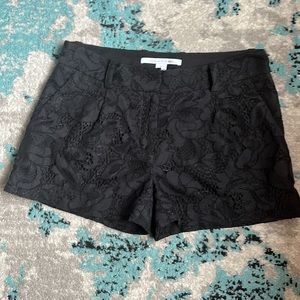 Diane Von Furstenberg Black Lace shorts